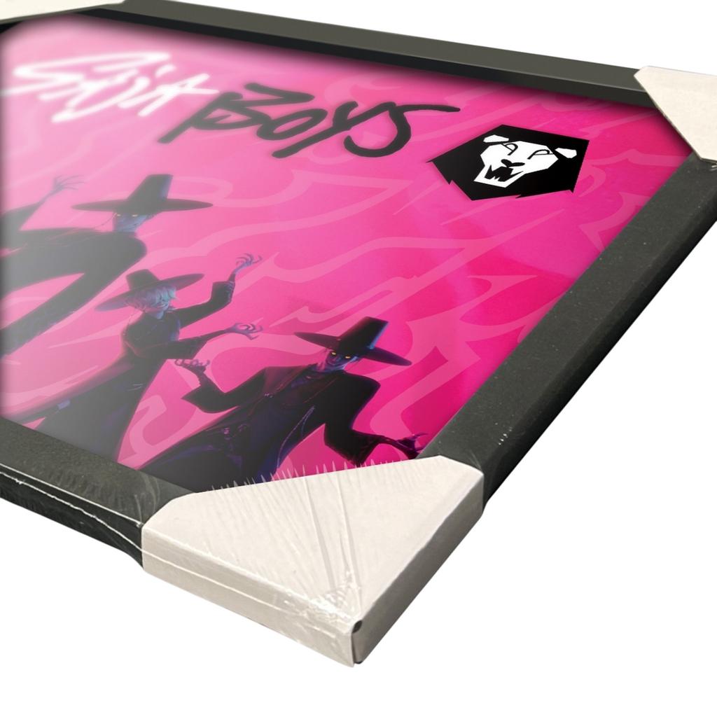 K-Pop Demon Hunters Idol Saja Boys Framed Poster