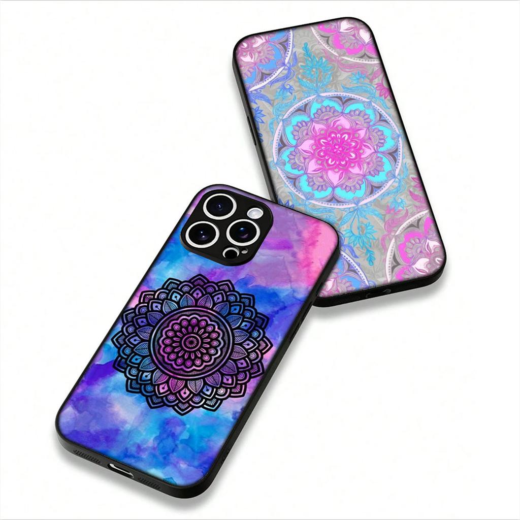 For Xiaomi Redmi 15C 15 A4 A5 9A 9T 10A 10C 9C NFC Note 11 9 8 10 Pro 8T Phone Cover Case Floral Paisley Mandala Flower Texture