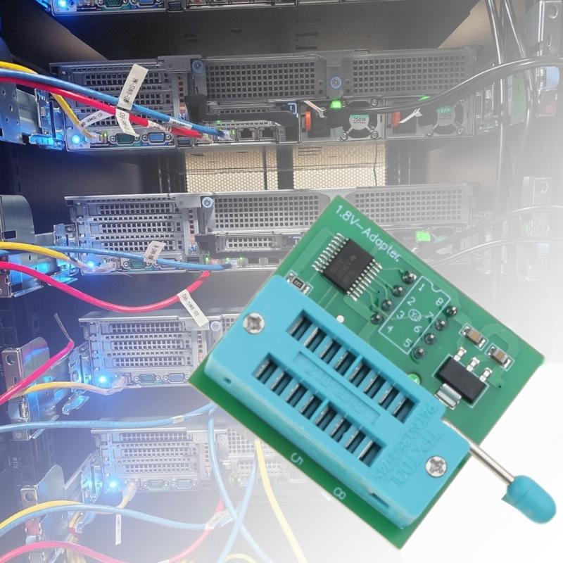 USB Programming Series Comprehensive Set for BIOS Flash Memory with SOP8 Test Clip and SOP8 SOIC8 to DIP8 Adapter