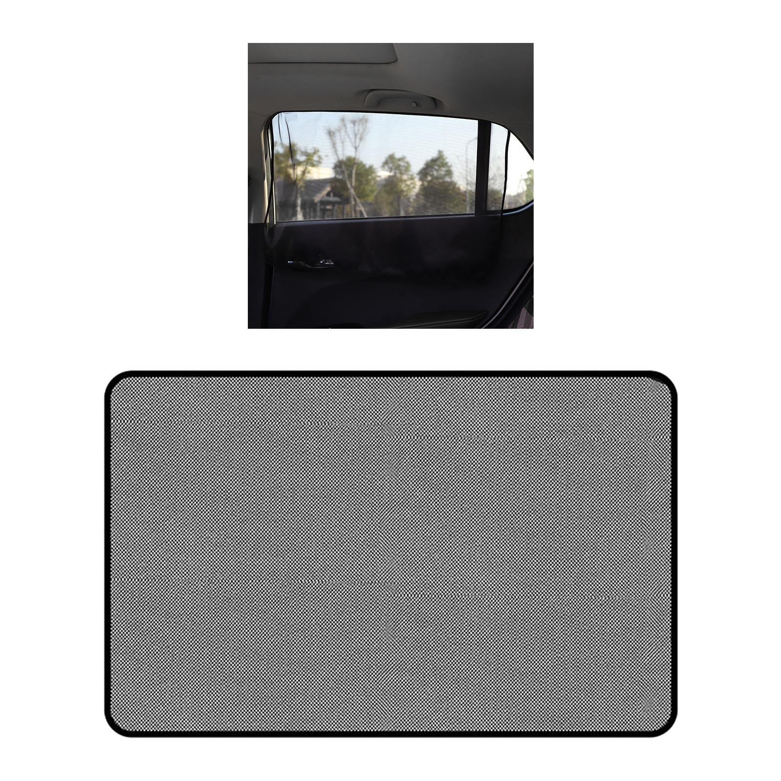 

Car Window Shades Heat Insulation Sun Blocking Stretchable Car Window Side Sunshade Mesh Curtain for Truck SUV Front