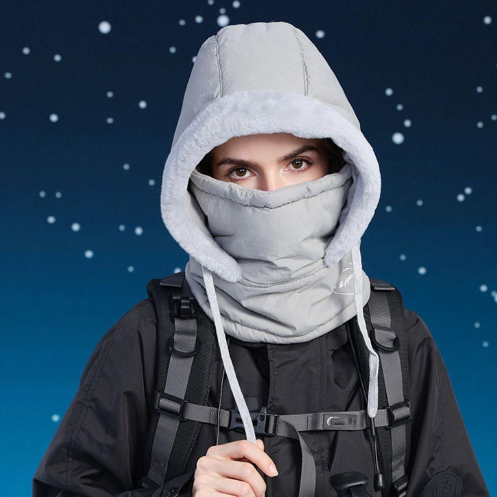 Keep Warm Warm Scarf Face Mask Cold Resistant Lei Feng Hat 3-in-1 Winter Cycling Hat  Men