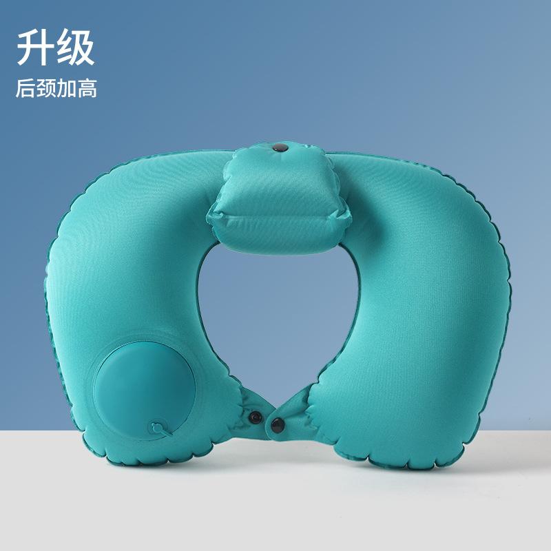 Ultralight Inflatable Travel Camping Pillow Press Inflatable U-Shaped Pillow For Sleeping Outdoor Folding Portable