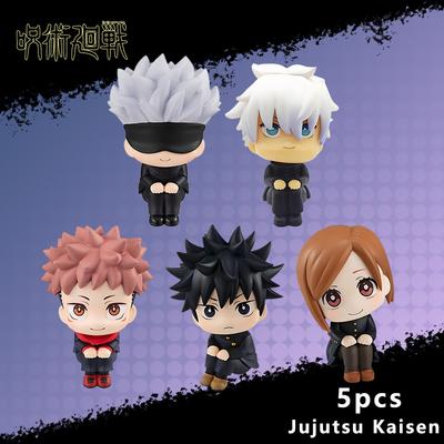 7-9cm Anime Jujutsu Kaisen Figure Itadori Yuji Gojo Satori Fushiguro Megumi Kugisaki Kawaii Toy Car Decoration PVC Model Gift