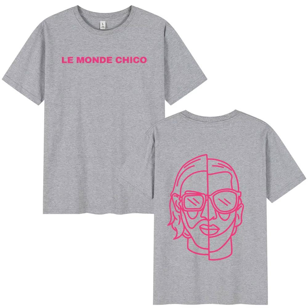 

Le Monde Chico T Shirt French Rapper Album Graphic Print T-shirts Men Women Fashion Oversized Short Sleeve Tee Shirt 3XL