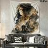 Imperium of Man Wall Tapestry Aesthetic Wall Hanging Printed Fabric Blanket Decorative Tapestries for Bedroom Living Room Home Decor
