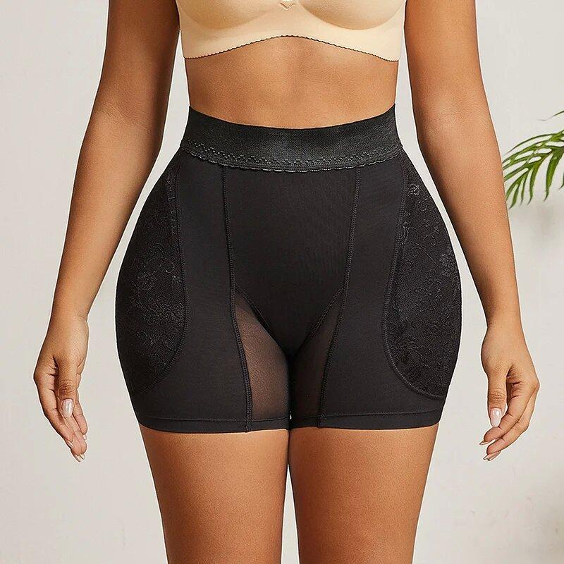 Shapewear Women High Waist Panty Control Panties Body Shaper Seamless Brief Lace Hip Lifte Padded Booty Shaper Hip Enhancer