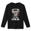 Koala Just a Girl Who Loves Koalas T Shirt vintage Washed streetwear Unisex graphic fashion Casual homme Breathable Comfortable