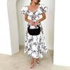 Spring Formal Dresses For Women V-Neck Floral Long Dress Casual Summer Dresses For Women Floral Formal Dress