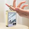 GKK For Samsung Galaxy Z Flip7 FE 5G/Z Flip6 5G Case PC+PU Kickstand Phone Cover