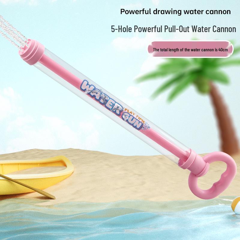 Cross-Border Long-Range Water Cannon Toy: Large Capacity Floating Water Gun for Beach Battles