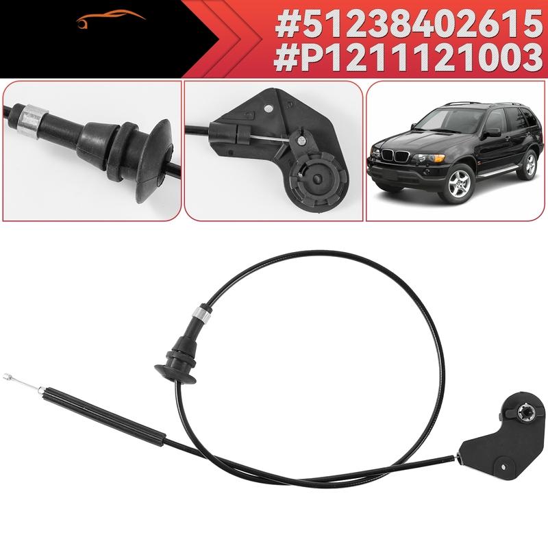 

Hood Release Cable 51238402615 Broken Handle Repair Kit Direct Fit For BMW X5 E53 3.0d 3.0i 4.4i 4.6is 4.8is 1999-2006