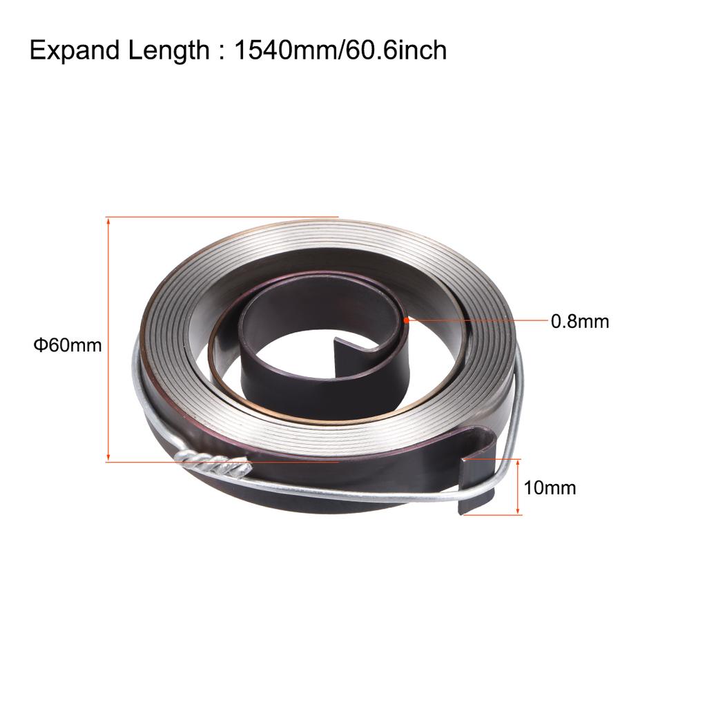 UXCELL Drill Press Spring Drill Press Quill Feed Return Coil Spring Assembly Spring Steel Chemical Blackening Finish 1PCS