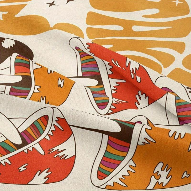 1pcs Mushroom Tapestry Wall Decor Girls Room Wall Hanging Aesthetic Room Tapestry Wall Hanging Home Dorm Fantasy Deco