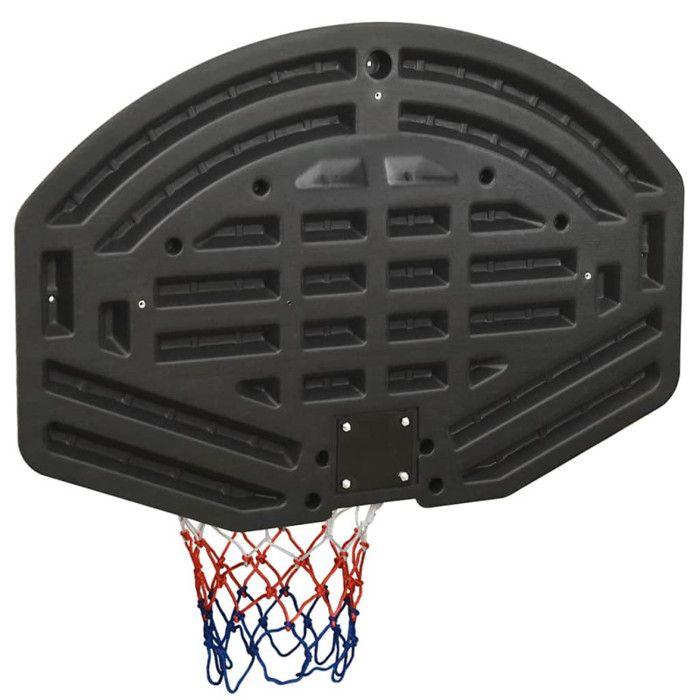 VidaXL Basketball Backboard Black 90x60x2 Cm Polyethylene, Basketball Hoop,,, Backboard 93666