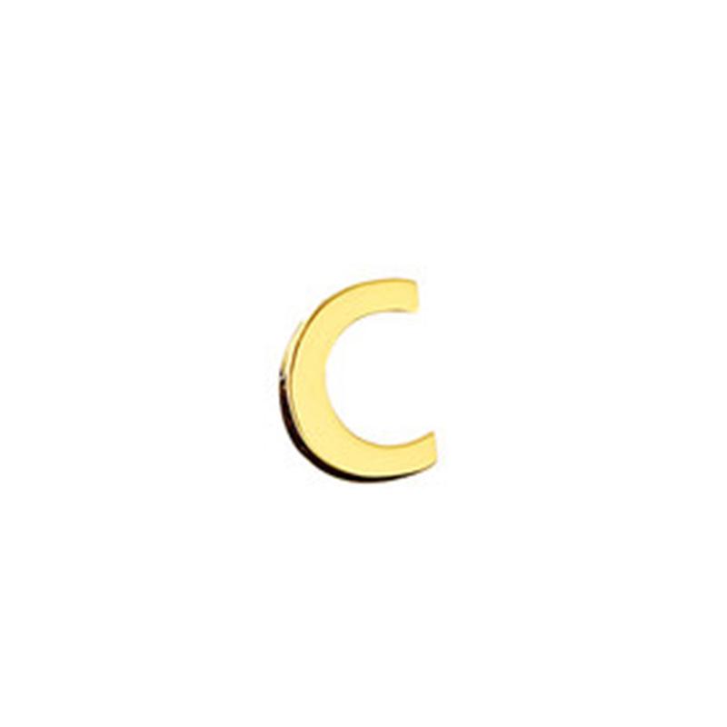Stainless Steel Non-Fading English Letter Pendant Charms for DIY Jewelry, 26 Letters Available