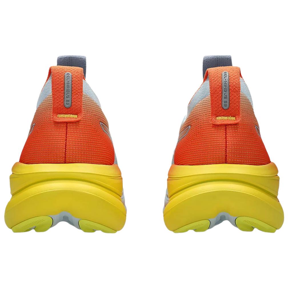Asics Gel-Nimbus 28 Comfortable Breathable Running Shoes Men sneakers Blue Yellow Orange 1011C221-400