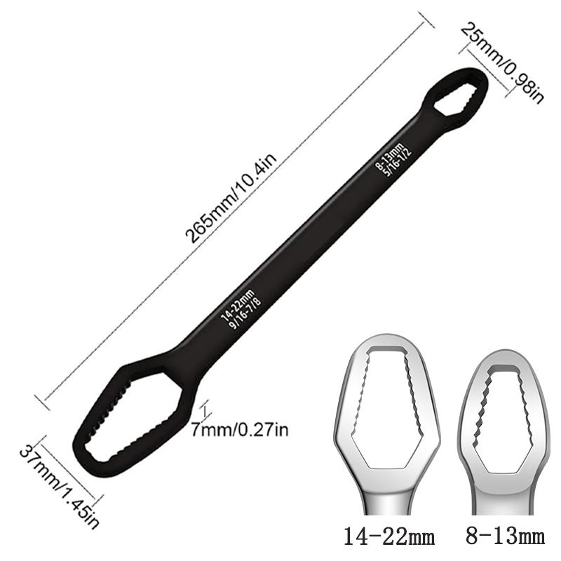 8-22mm Universal Torx Wrench Double-head Adjustable Torx Spanner Bicycle Motorcycle Car Repair Disassembly Tools Accessories