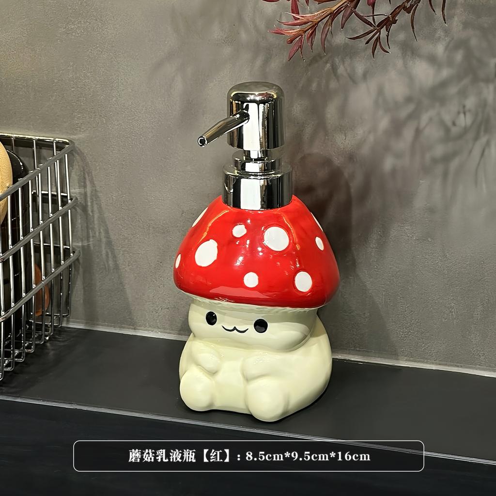 Soap Dispenser Cartoon Lamb Hand Sanitizer Bottle Shower Gel Dispenser Bottle Press Bottle Ceramic Shower Shampoo Dispenser