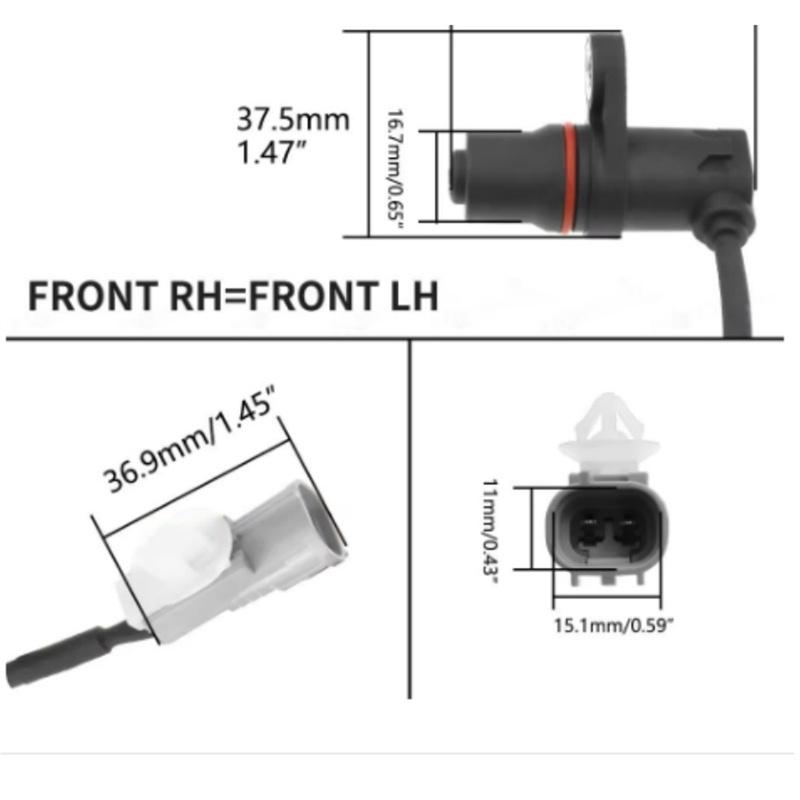 1/2/4pcs Front Rear Left Right ABS Speed Sensor For Toyota Hilux Vigo 89542-0K020 89543-0K020 89546-0K070 89545-0K070 895420K020