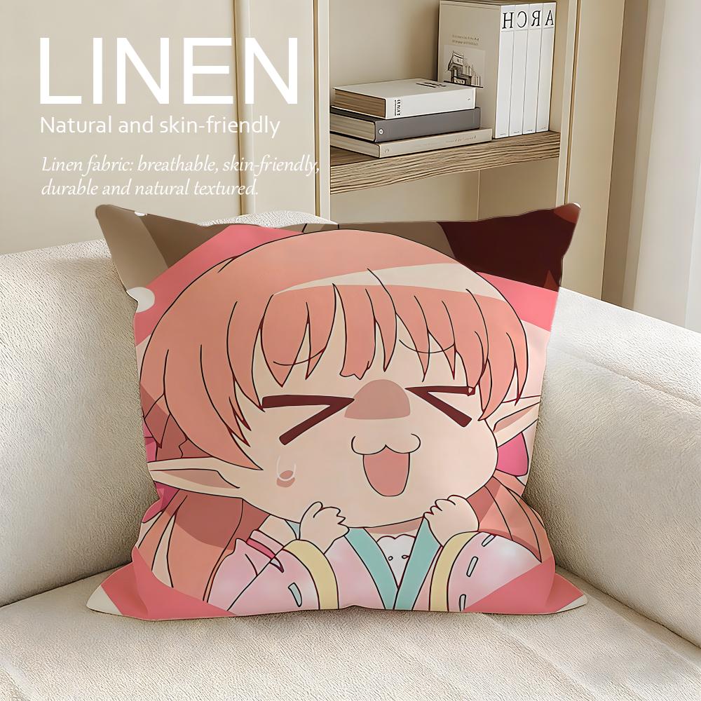 

Wotakoi Love Is Hard for Otaku Cushion Cover Pillowcase Set Pcs x x Breathable Washable Sofa Cushion Cover 30X30cm