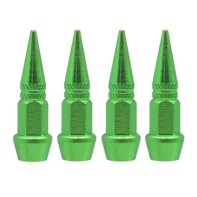 Car Bullet Valve Caps Car Motorcycle Wheel Tire Valve Caps Dustproof Cover 45/60mm Spiked Valve Caps Auto Exterior Accessories