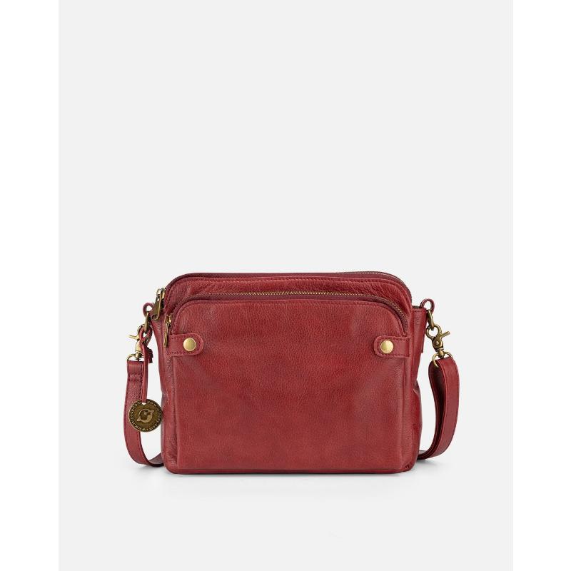 Borsa A Tracolla Donna In Pelle PU A 3 Strati - Portafoglio E Pochette Integrata, Grande Capacità, Colore Cioccolato