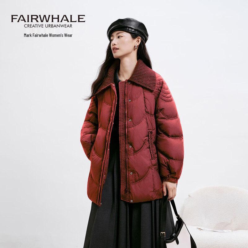 

Mark Fairwhale Women s Knitted Lapel Duck Down Jacket