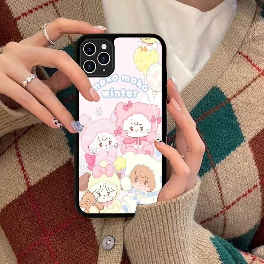 Famous Cute M-Mikko C-Characters For Iphone 17 Air 16 15 14 13 12 11 Pro Max TPU+PC Plus Shockproof Back Phone Cover