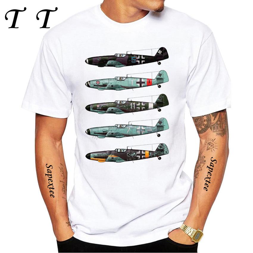 North American P-51 Mustang World War II Fighter Aircraft Print T-Shirt New Men Short Sleeve Vintage Casual Top Hip Hop Boy Tees