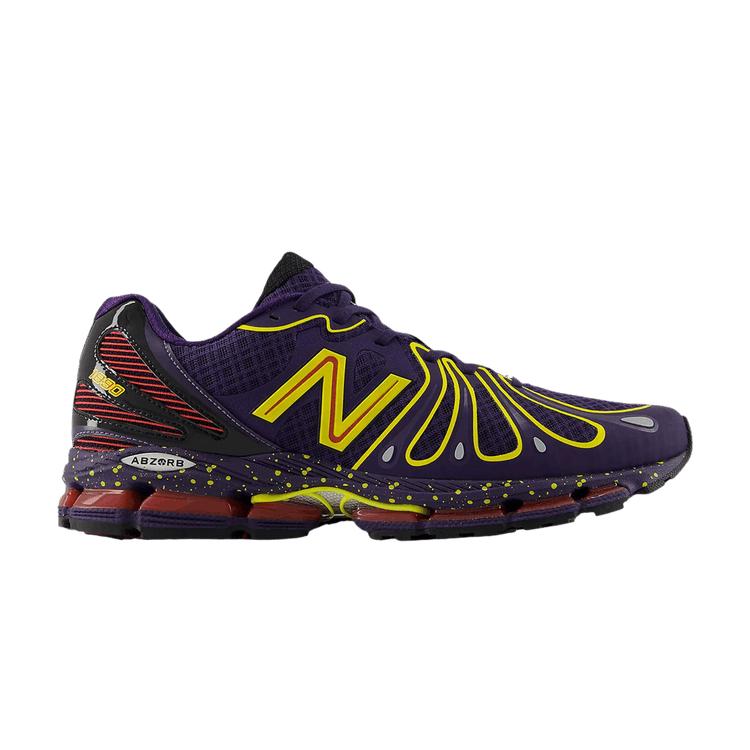 New Balance 1890 Boysenberry Punch Yellow Унисекс Кроссовки Фиолетовые U18909P5 37