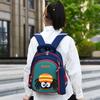 Kindergarten anti-lost schoolbag children's bag men and women cute young children lightweight burden reduction breathable backpack backpack
