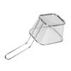 Small Gold Metal Baskets for Serving Chips Fryer Cooking Tool