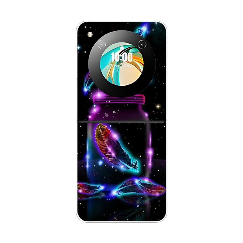 Pevný PC kryt pre ZTE Nubia Flip 2 Nárazuvzdorné puzdrá na telefón pre ZTE Libero Flip 2 5G Zadný priehľadný kryt Flip2 Coque Funda
