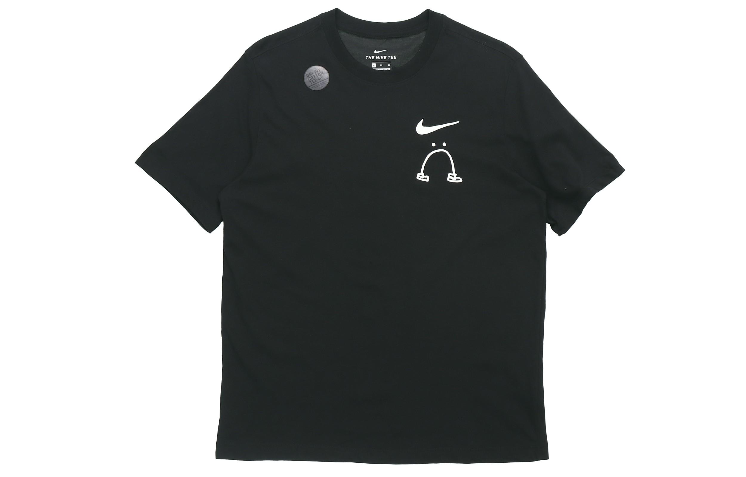 

Nike T Shirts Men s Crew Neck Moderate Straight Fit AO0624-010 L