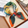 [71 Collection] New Silk Scarf Women's Fashion Versatile High Sense 71 Square Scarf Korean Version Neck Scarf Spring and Autumn Retro