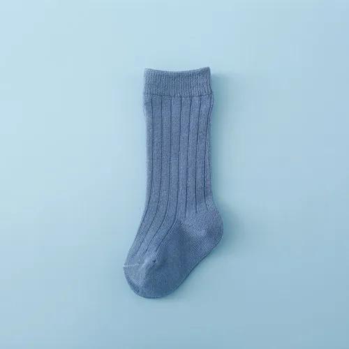 

Детские носки для мальчиков и девочек, хлопковые полосатые мягкие детские гольфы, школьные спортивные повседневные детские носки для мальчиков и девочек, От 0 до 5 лет 3-5y(M) синий