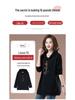 Women's Mid-Length Hooded Sweatshirt - Loose Fit, Plus Size, Casual Top for Spring/Autumn, Hip-Covering Design for Middle-Aged Moms