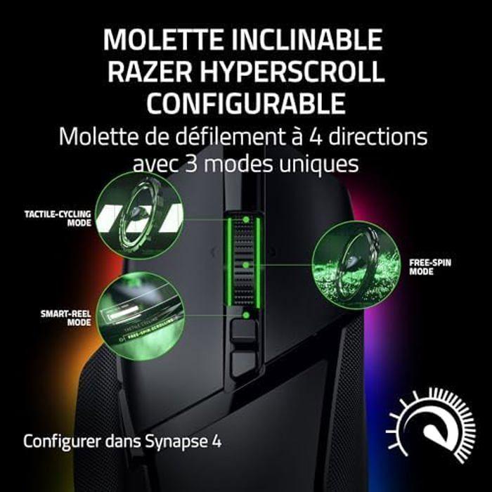 Souris De Jeu - RAZER - Basilisk V3 Pro - 35K DPI - Sans Fil - Éclairage Chroma RGB