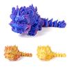 3D Printed Dragon Figures Toy Articulated Lion Dance Ornament Home Desktop Craft Miniature Movable Joints Children's Toys