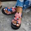 Fashion Women Slippers Slip on Colorful Sandals Platform Fashion Open Toe Shoes Ethnic Style Lightweight Slippers Summer Slides Women
