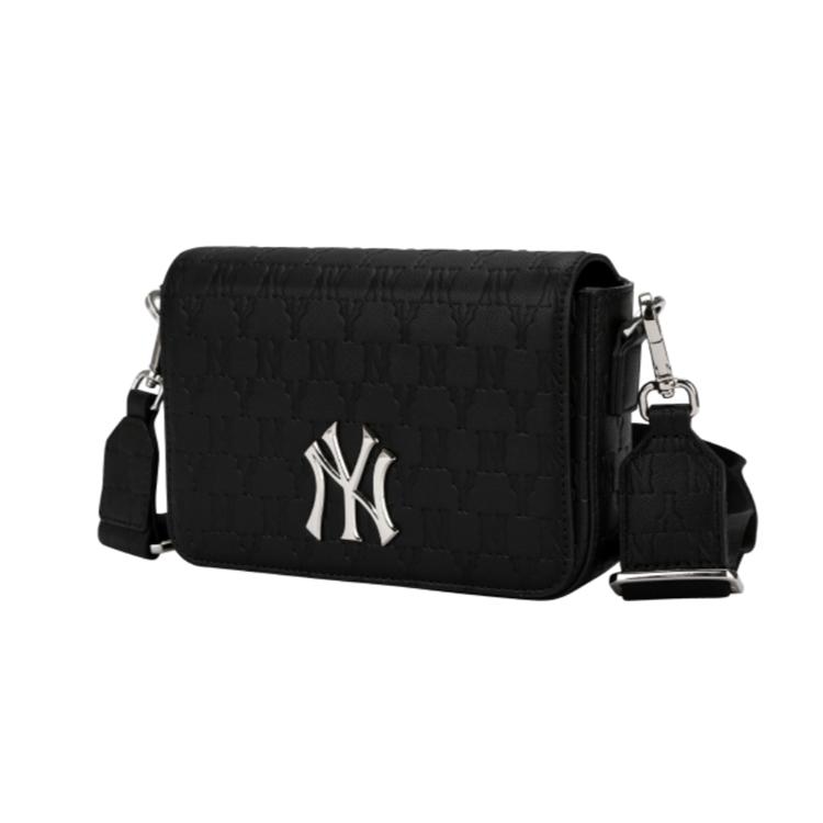 New MLB Cotton Shoulder Bag, Crossbody Bag Regular Unisex Black 32BGPB111-50L