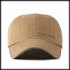 Cap Logo English Letters Hat Running Outdoor Fishing Men Women CA828 [White Fang] (Black)
