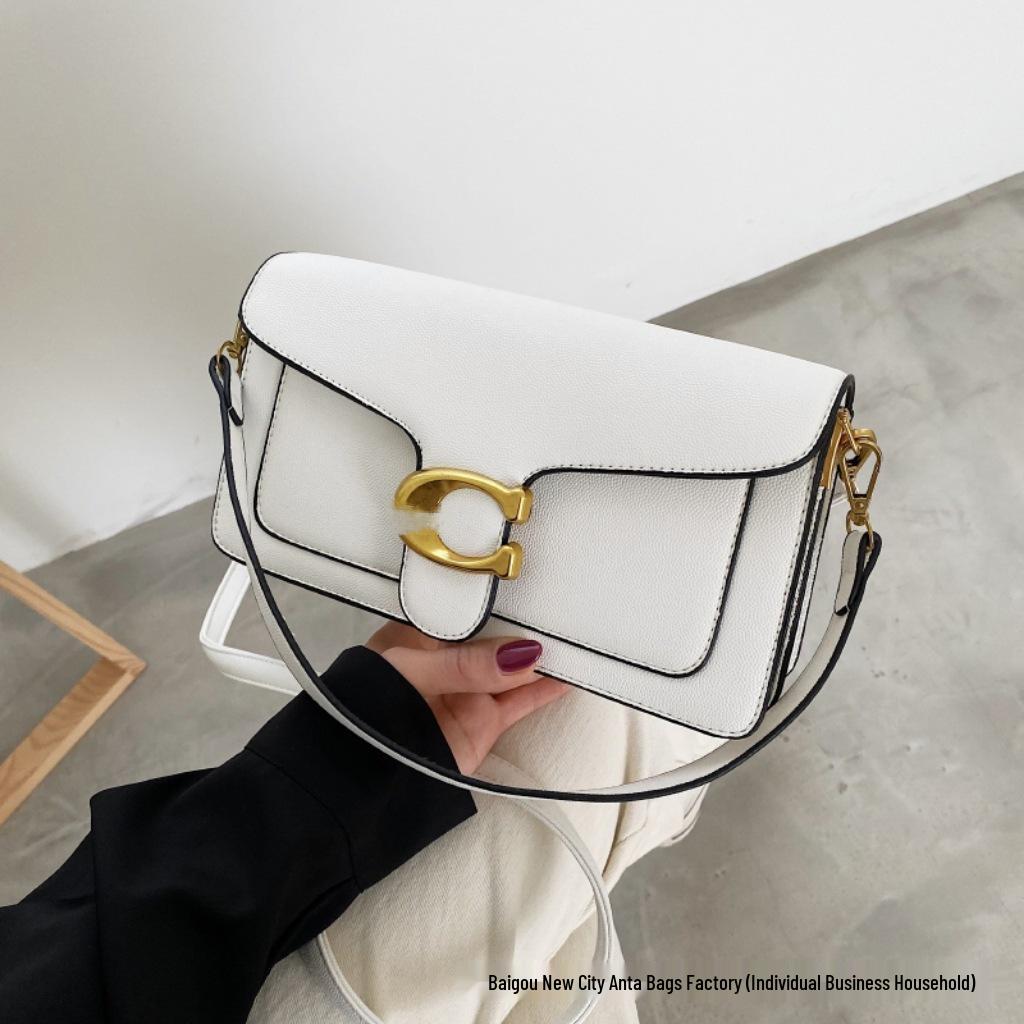 Trendige einfarbige Damen-Unterarm-Umhängetasche - Hochwertig, vielseitig, schlichtes Design