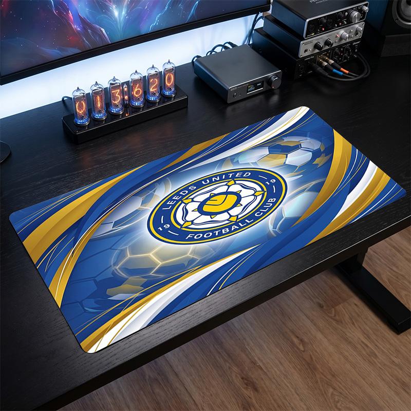 Tappetino Mouse Grande Stampa Leeds United Football, Tappetino Esteso Antiscivolo per Scrivania da Gioco per Ufficio Casa