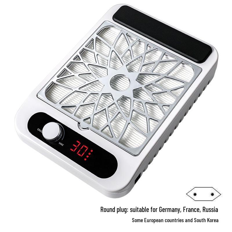 Rechargeable Silent Manicure Dust Collector with Adjustable High-Speed Suction