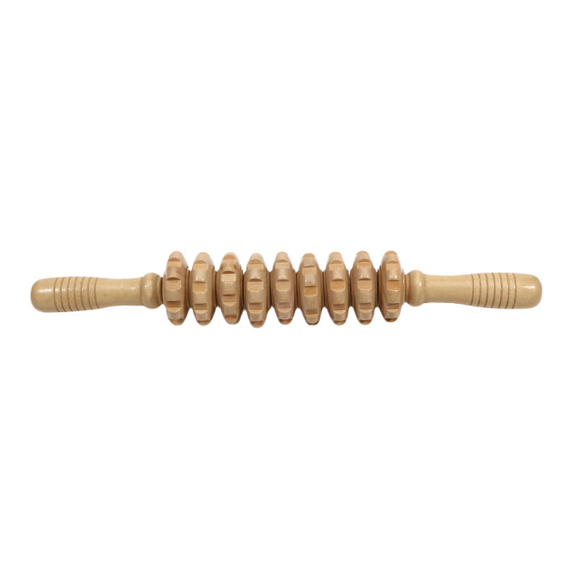 Massage Stick Wooden Scraping Tool Roller Scraping Board Whole Body Meridian Solid Wood Rolling Rod Meridian Massager