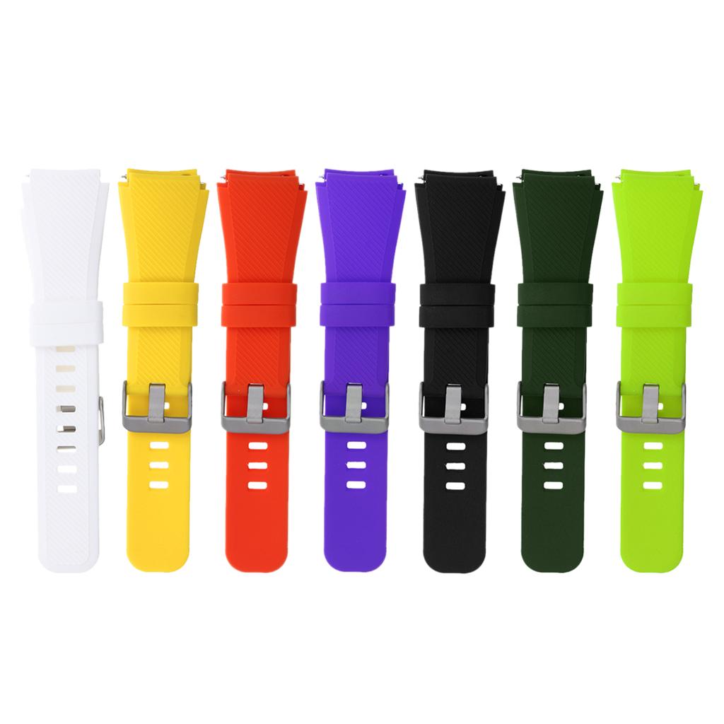 Wrist Strap Silicone Watchband For Samsung Gear S3 Classic Fluorescent green