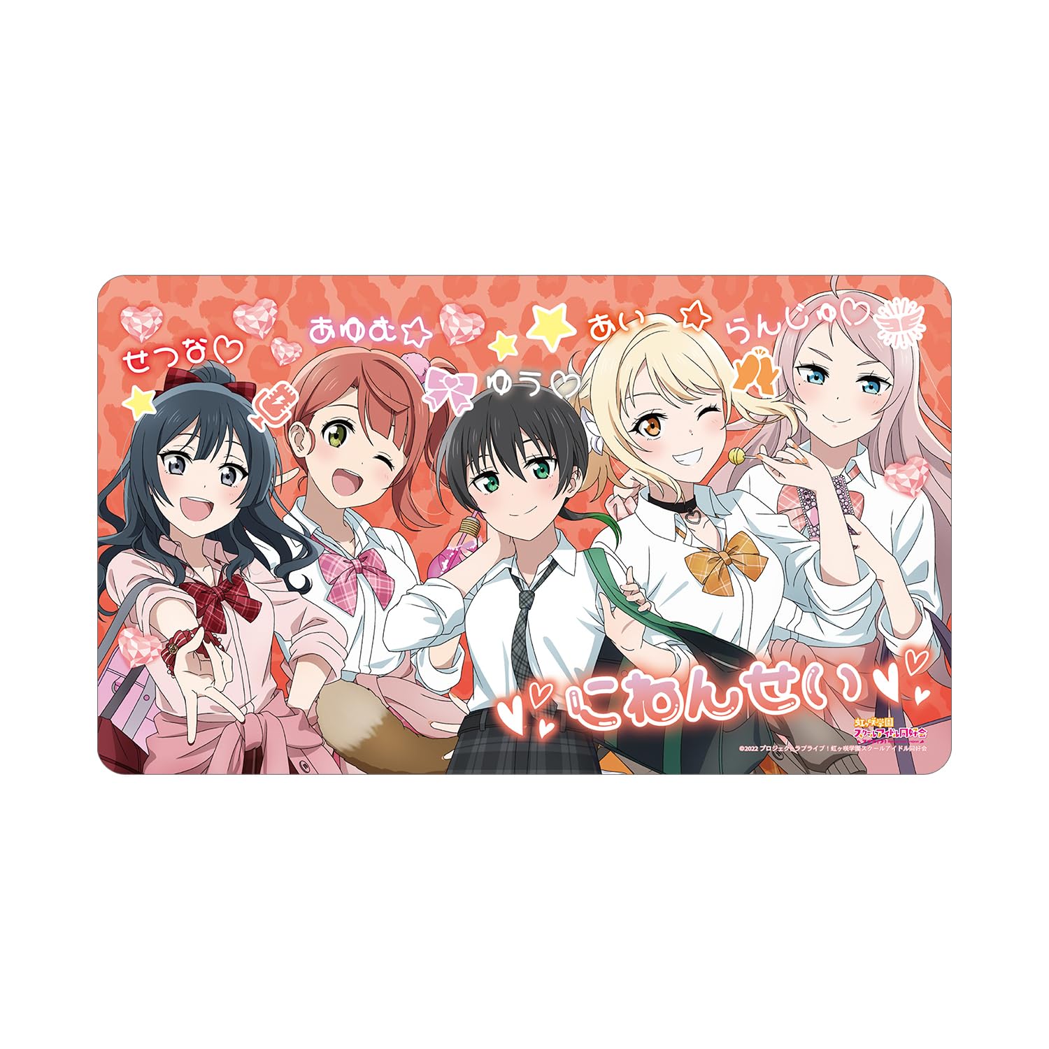

Love Nijigasaki High School Idol Club Original Illustration 2nd Year Gal Uniform Desk Mat Live! Ver. Multi-Function