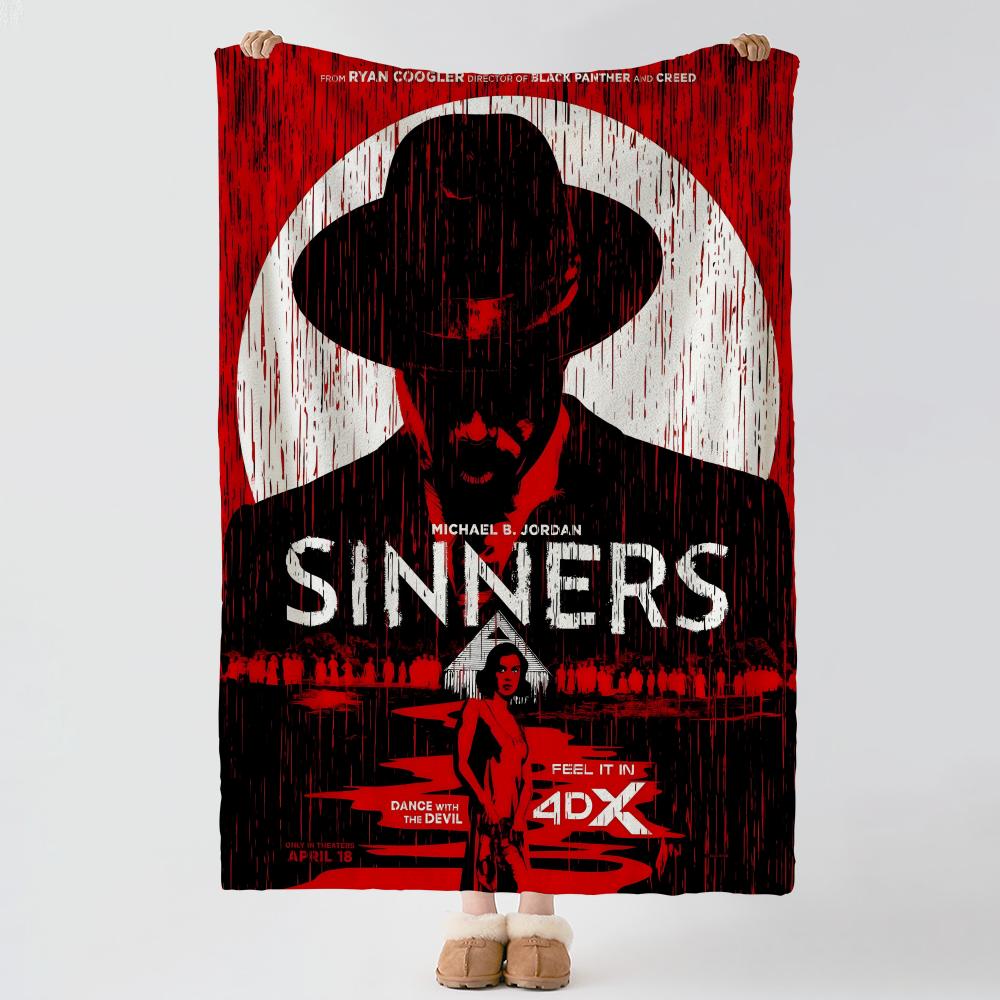 Film S-Sinners-S Dicker Komfort Flanell-Steppdecke, Vielseitig einsetzbar Innen Außen Tägliches Nickerchen