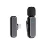 Wireless Lavalier Microphone 1TX+1RX with Charging Case - Noise Cancellation  Display Clip-on Mic for YouTube/TikTok/Streaming 